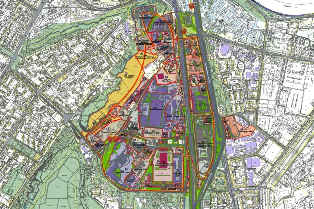 Разработка ППТ реорганизации промзоны №33 «Верхние Котлы» г. Москва
